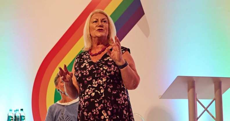 73-year-old Carolyn Mercer, who went through conversion therapy in the 1960s