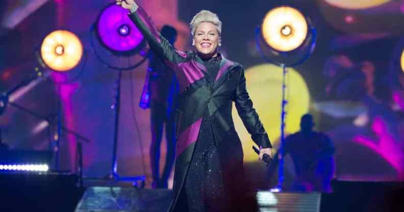 The Amazon Prime documentary follows Pink as she embarks on her Beautiful Trauma World Tour. (Photo by David Wolff - Patrick/Redferns)