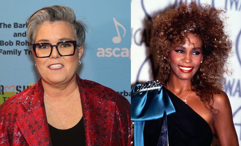 Rosie O'Donnell and Whitney Houston