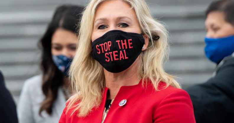 US Representative Marjorie Taylor Greene