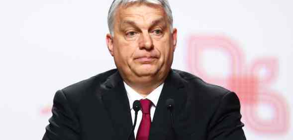 anti-LGBT+ prime minister of Hungary Viktor Orbán