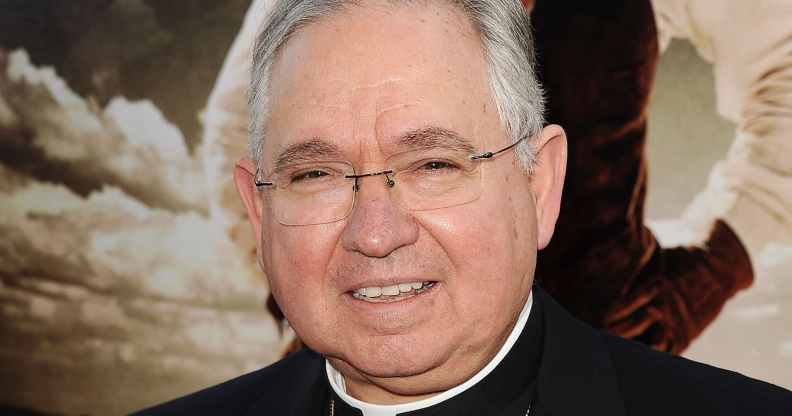 Reverend José H Gomez, president of the US Conference of Catholic Bishops