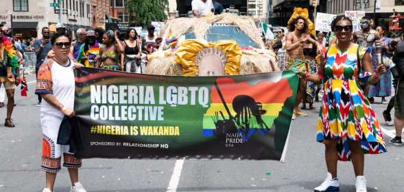 Nigeria law criminalises sex "against the order of nature", which is used against LGBT+ people.