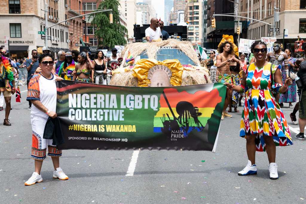 Nigeria law criminalises sex "against the order of nature", which is used against LGBT+ people.