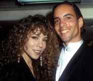 Mariah Carey with her brother Morgan