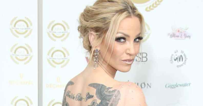 Sarah Harding at the National Film Awards UK in 2018.
