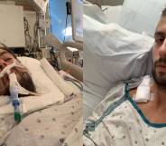 Ryan Fisher Lady Gaga dog walker hospital