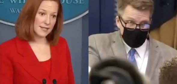 Jen Psaki Owen Jensen White House press briefing