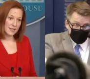 Jen Psaki Owen Jensen White House press briefing