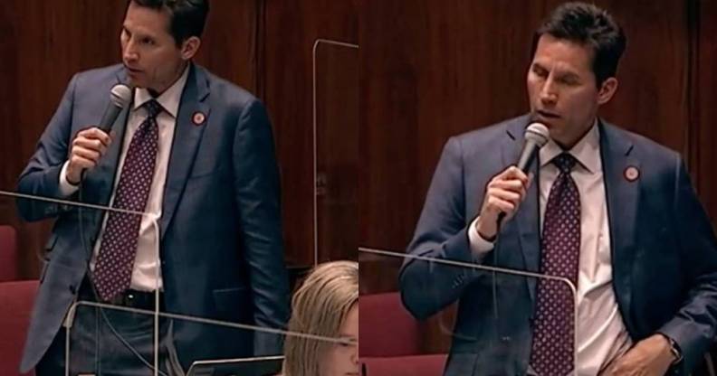 Republican argues against masks because they werent used to stop AIDS
