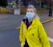 Sexual health worker filmed by transphobe Chris Elston