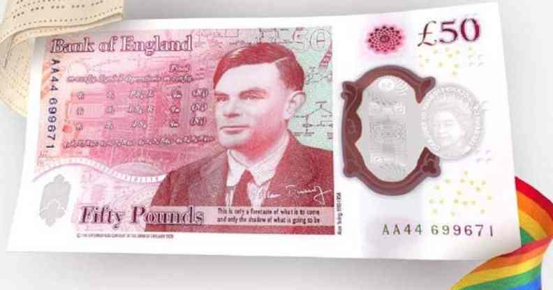 Alan Turing £50 note Bank of England