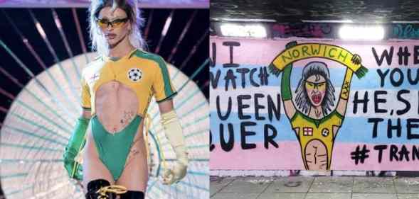 Bimini Bon Boulash Norwich trans rights mural