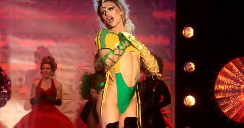 Bimini Bon Boulash Norwish outfit Drag Race UK