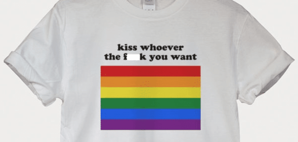 Kiss Whoever The Fuck You Want T-Shirt
