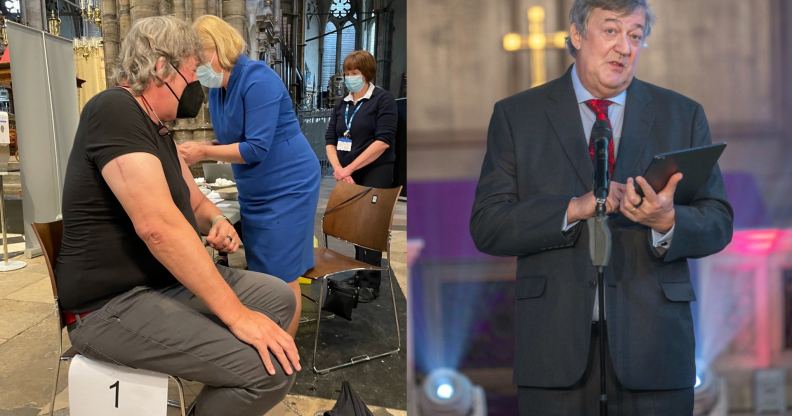 Stephen Fry coronavirus vaccine