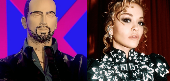 Rita Ora's guest judge spot was filled by a mannequin named Mickey.