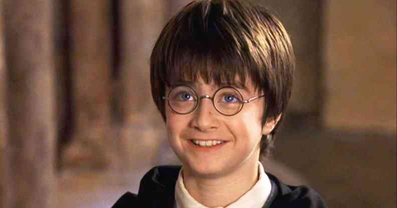 A young Daniel Radcliffe as Harry Potter