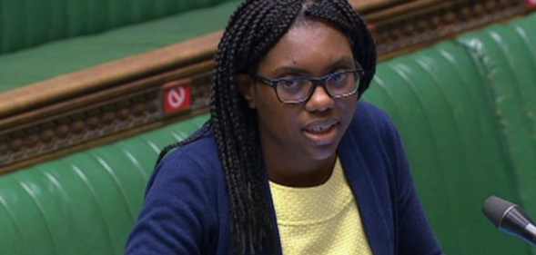 Kemi Badenoch speaking in parliament