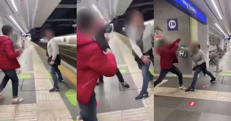 gay couple attacked in rome, Italy