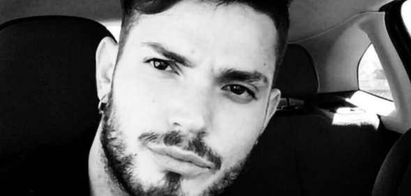 A black and white photograph of Raffaele