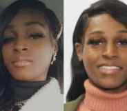 On the left: Diamond 'Kyree' Sanders poses in the back of a car wearing a white fur jacket. On the right: Diamond 'Kyree' Sanders smiles