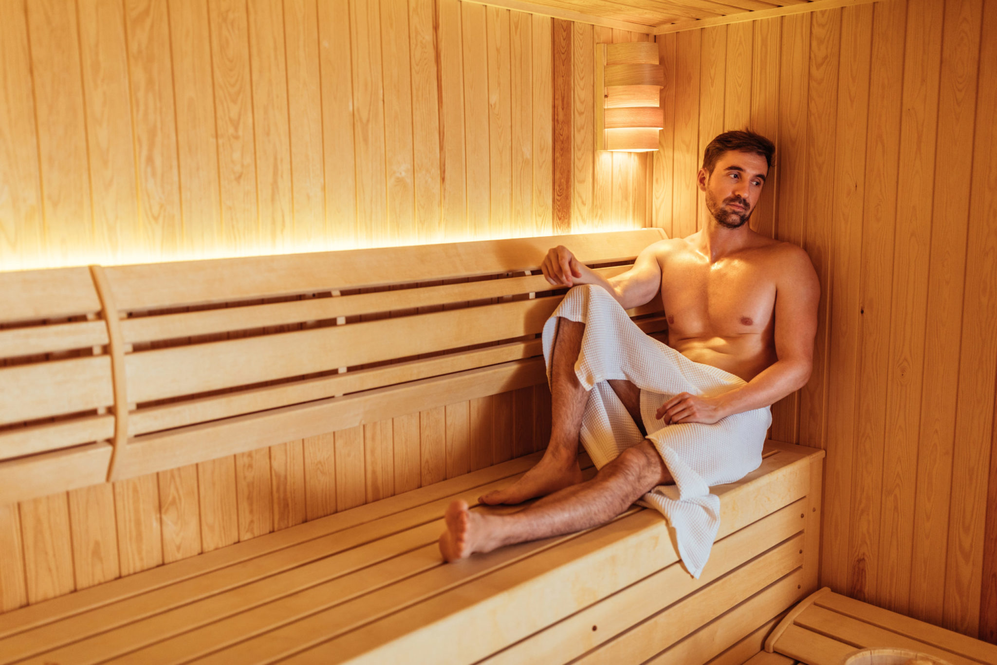 gay porn in a sauna