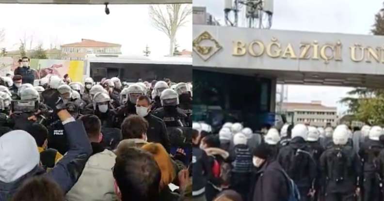 Turkish university protests