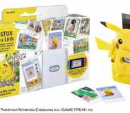 The Pikachu case bundle includes the new Mini Link Printer. (Nintendo/Fujifilm)