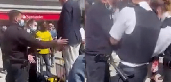 Pastor John Sherwood, arrested after complaints from members of the public over his "homophobic comments".