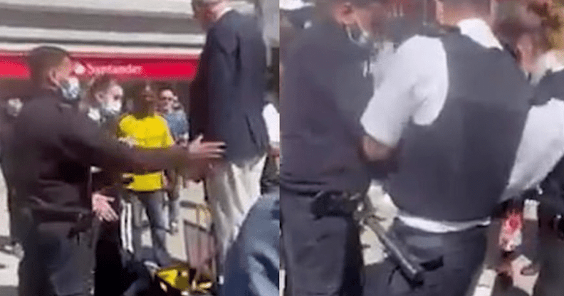 Pastor John Sherwood, arrested after complaints from members of the public over his "homophobic comments".