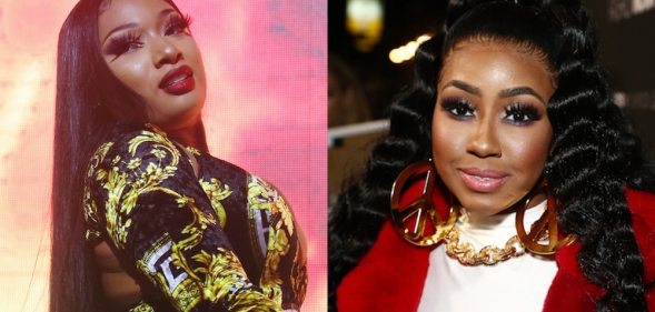 Megan thee Stallion (left) and Yung Miami (right).