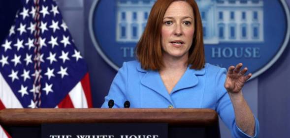 White House press secretary Jen Psaki