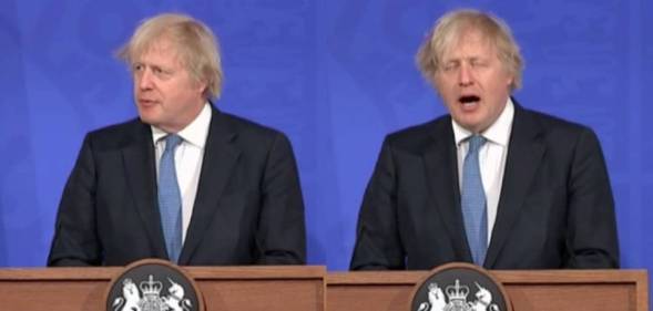 Boris Johnson COVID Downing Street Briefing