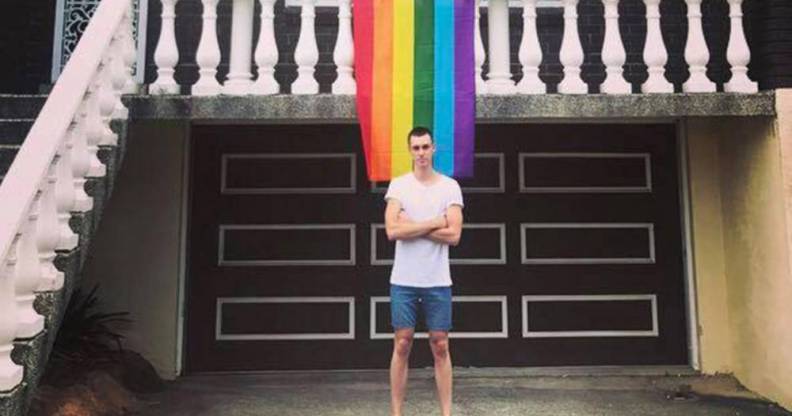 Daniel Comensoli Pride flag