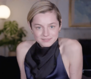 Emma Corrin shot to fame in the fourth season of BBC's The Crown. (Vanity Fair/Twitter)