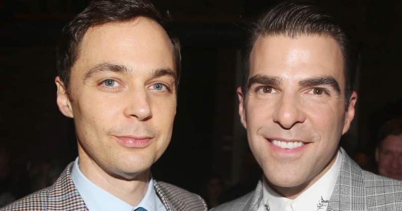 Jim Parsons and Zachary Quinto