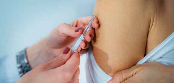 Woman Getting a Flu Vaccine