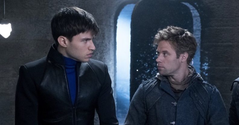 Krypton stars Cameron Cuffe (L) and Shaun Sipos