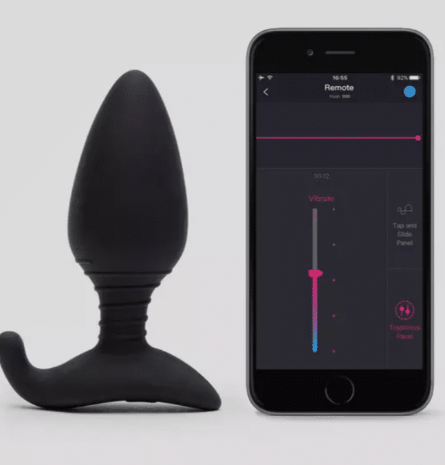 This butt plug can be connected to the Lovense app for long-distance play. (Lovehoney)