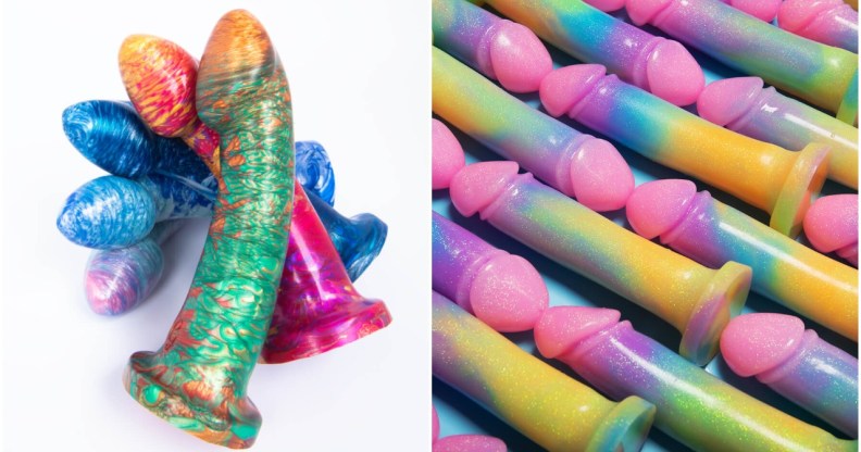 The vibrant sex toys from the brand are available in loads of different colours. (Godemiche)