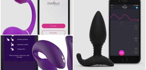 App-controlled sex toys