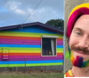 Mykey O'Halloran's rainbow house