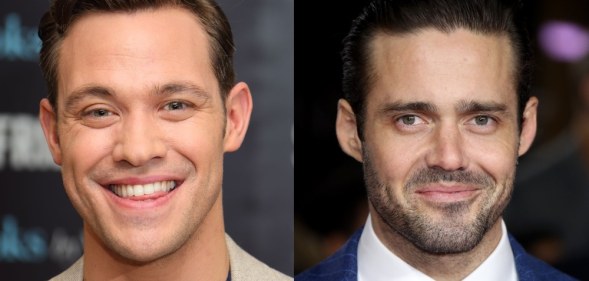 Headshots of Will Young and Spencer Matthews