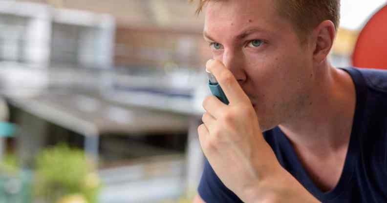 Asthmatic straight guy joins Grindr looking for a spare inhaler