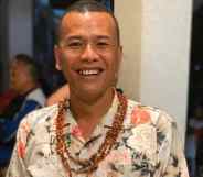 Polikalepo Kefu, president of the LGBT+ rights organisation Tonga Leitis Association.