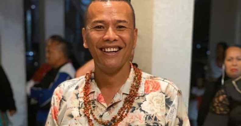 Polikalepo Kefu, president of the LGBT+ rights organisation Tonga Leitis Association.