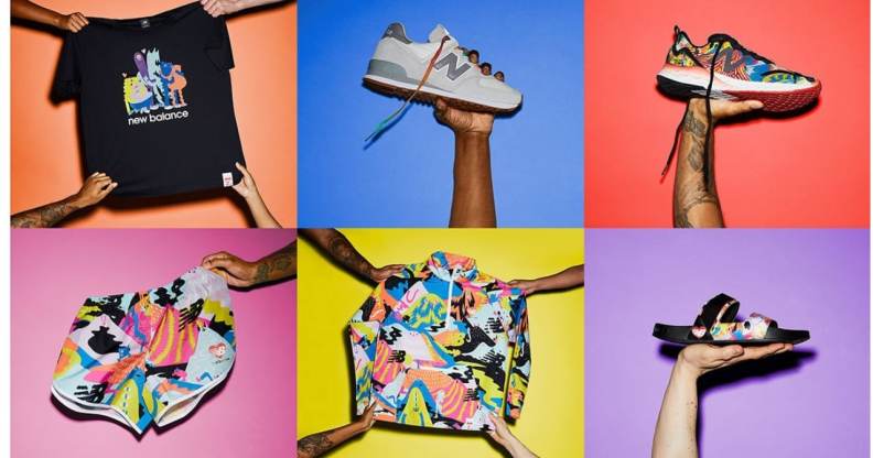 New Balance has released the "Everybody's Welcome" collection for Pride 2021. (New Balance)