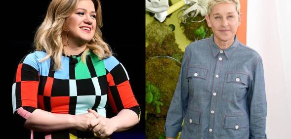 Kelly Clarkson Ellen DeGeneres