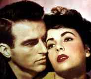 Elizabeth Taylor and Montgomery Clift